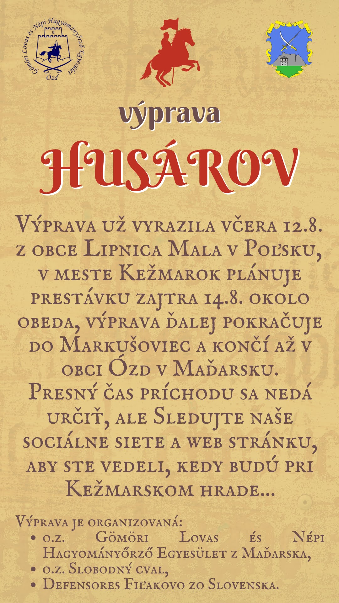 Grafika s textom použitá v príbehu na sociálnych sieťach.